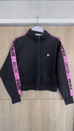 FR2梅トラックジャケットブラック M ジップアップジャケット ピンクストライプ FR2梅トラックジャケットブラック M ジップアップジャケット ピンク