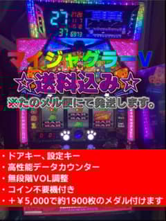 たのメル便費用込みデータカウンター付きマイジャグラー5 実機 たのメル便費用込みデータカウンター付きマイジャグラー5 実機 - メルカリ