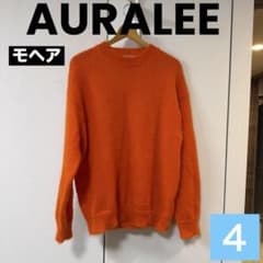 オーラリー モヘアニット オレンジ サイズ4 - メルカリ