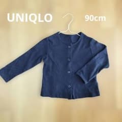UNIQLO 90cm ネイビー カーディガンのサムネイル