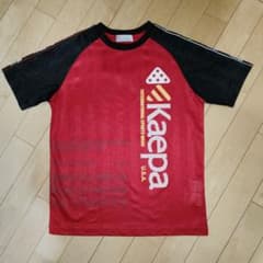 Kaepa Tシャツ 160cm 赤黒 スポーツウェアのサムネイル