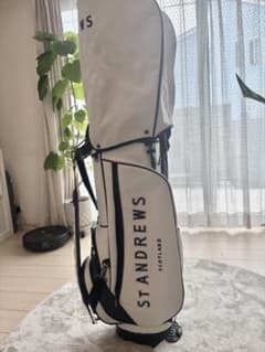 St ANDREWS キャディバッグ ホワイト⭐︎セルフバックイン - メルカリ