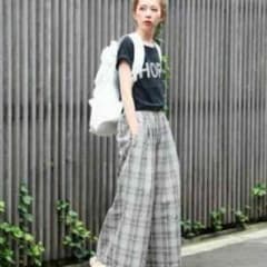 kbfチェックワイドパンツ♡のサムネイル