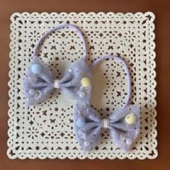 ハンドメイド　ヘアゴムのサムネイル