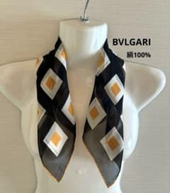 BVLGARI ブルガリミニスカーフ ハンカチ 絹素材 イタリア製 - メルカリ