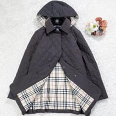 【未着用、極美品】バーバリーロンドン　キルティングコート 極美品 BURBERRY LONDON キルティングコート ノバチェック