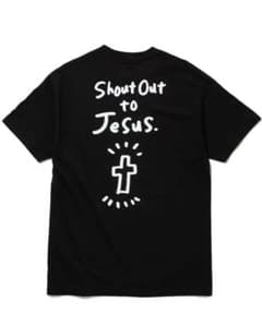 Shout Out to Jesus Tシャツ 黒　Kvi Babaのサムネイル