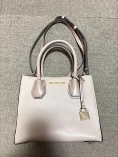 MICHAEL KORS ベージュ ハンドバッグ　ピンクのサムネイル