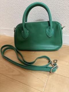 グリーン　ハンド・ショルダーバッグ 2way