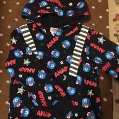 ANAP kids パーカー サスペンダーのサムネイル
