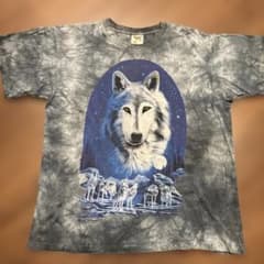 ザ*ス様 90s USA製 オオカミT シングルステッチ XLのサムネイル
