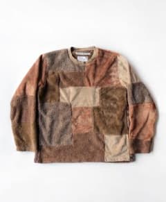 ホワイトマウンテニアリング パッチワークフリース