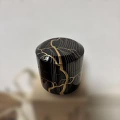 黒漆塗 柳蒔絵 棗 茶道具 川口浩文 耕雲作 黒漆塗 柳蒔絵 棗 茶道具 川口浩文 耕雲作 - メルカリ