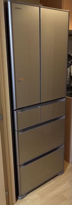 【送料込・9月発送】日立 475L 6ドア冷蔵庫 R-G4800F-XNのサムネイル