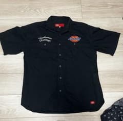 ディッキーズ Dickies 半袖シャツ トップス ブラック　Lサイズのサムネイル