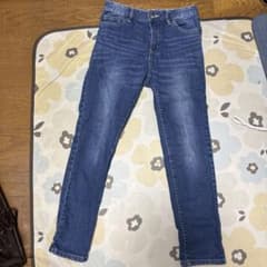スキニーデニムパンツ ブルーのサムネイル