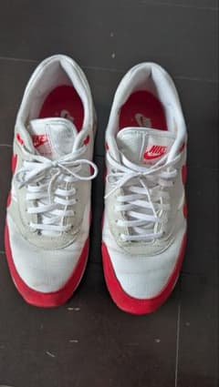 NIKE AIR MAX スニーカー レッド ホワイト メンズのサムネイル
