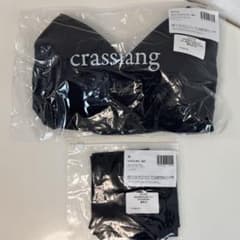 crassiang ブラジャーショーツ セットアップ ブラックのサムネイル
