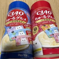 ciao ちゅ〜るグルメ　4種類　60本セットのサムネイル