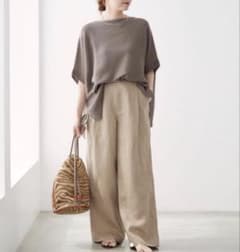 【美品】IENA イエナ コットンギマポンチョプルオーバー サマーニットのサムネイル