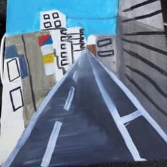 絵画「街」のサムネイル