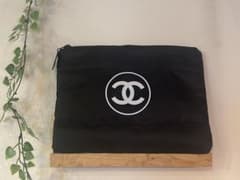 非売品】CHANEL シャネル ノベルティ ブラック ナイロンポーチ - メルカリ