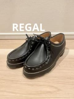 美品REGALリーガル レザー ローファー チロリアンシューズ22.5白 