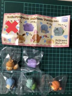 ポケモン　ゆるっと　フィギュアコレクション　5つセットのサムネイル