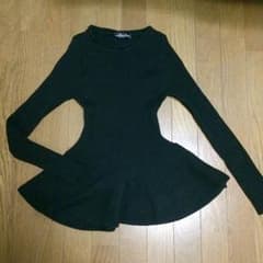 NOEL☆様専用  ナルシス☆リブペプラムトップスのサムネイル