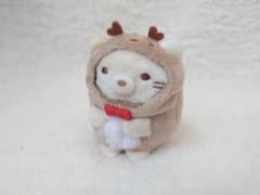 스미코그라시 테노리 봉제인형 크리스마스 순록 고양이