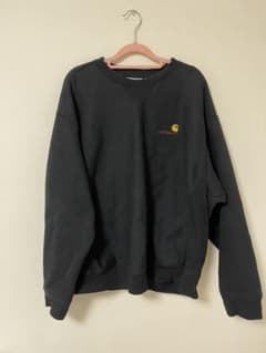 Carhartt ロゴスウェット ブラックのサムネイル