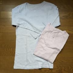 女の子用　長袖肌着 2枚セット 160のサムネイル