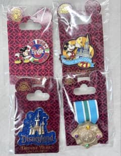 海外ディズニー エプコット WDW マジックキングダム ピンバッジ