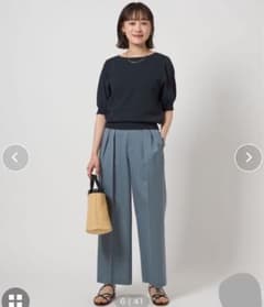 KOKAGE フォルム ショートスリーブ プルオーバー ニットのサムネイル