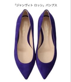 Gianvito Rossi スエードパープルフラットシューズ - メルカリ