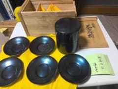 銅製 茶器揃 銅器　海玉堂　茶道具　茶托　茶入れ 銅製 茶器揃 銅器 海玉堂 茶道具 茶托 茶入れ | Mercari