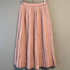 ★美品★ TOMATSU BOUTIQUE ピンク ロング スカート プリーツ