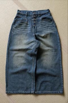 ballsy Vintage processed widebaggy denimのサムネイル