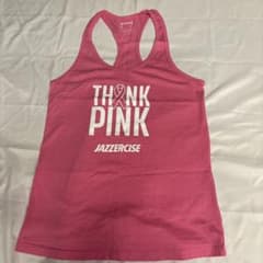 JAZZERCISE タンクトップ ピンク SサイズピンクリボンSサイズのサムネイル