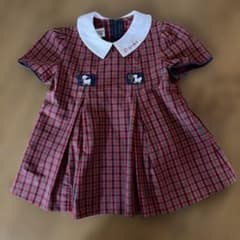 FAMILIAR チェック柄ワンピース 80サイズのサムネイル