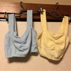 ビスチェ 青 黄色のサムネイル