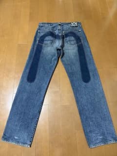 EVISU エヴィス デニムパンツ　大黒　バックベルト　紅白耳裾上げなし　36のサムネイル