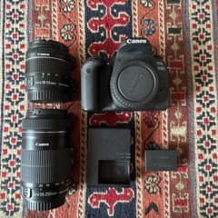 【稼働】Canon EOS 9000D 本体+ズームレンズ2つセットのサムネイル