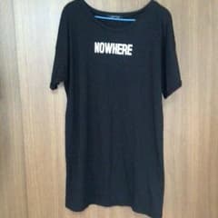 ロングTシャツ　黒のサムネイル