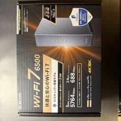 ELECOM Wi-Fi 7 6500ルーター WRC-BE65QSD-Bのサムネイル