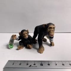 Schleich チンパンジー フィギュア 2体セットのサムネイル