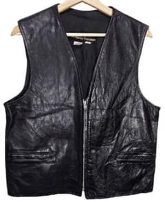 70’s AMF Harley-Davidson レザーベスト 激渋】70s AMF Harley-Davidson レザーベスト - メルカリ