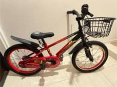 カーズ 子供用自転車 18インチ 赤 補助輪 前カゴ ベル ダイヤルロック付き カーズ 子供用自転車 18インチ 赤 補助輪 前カゴ ベル ダイヤルロック