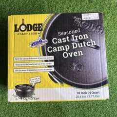 LODGE ロッジ ダッチオーブン 10インチ 3.7L 未使用 箱・説明書付きのサムネイル