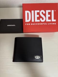 DIESEL 二つ折り財布 ブラックのサムネイル